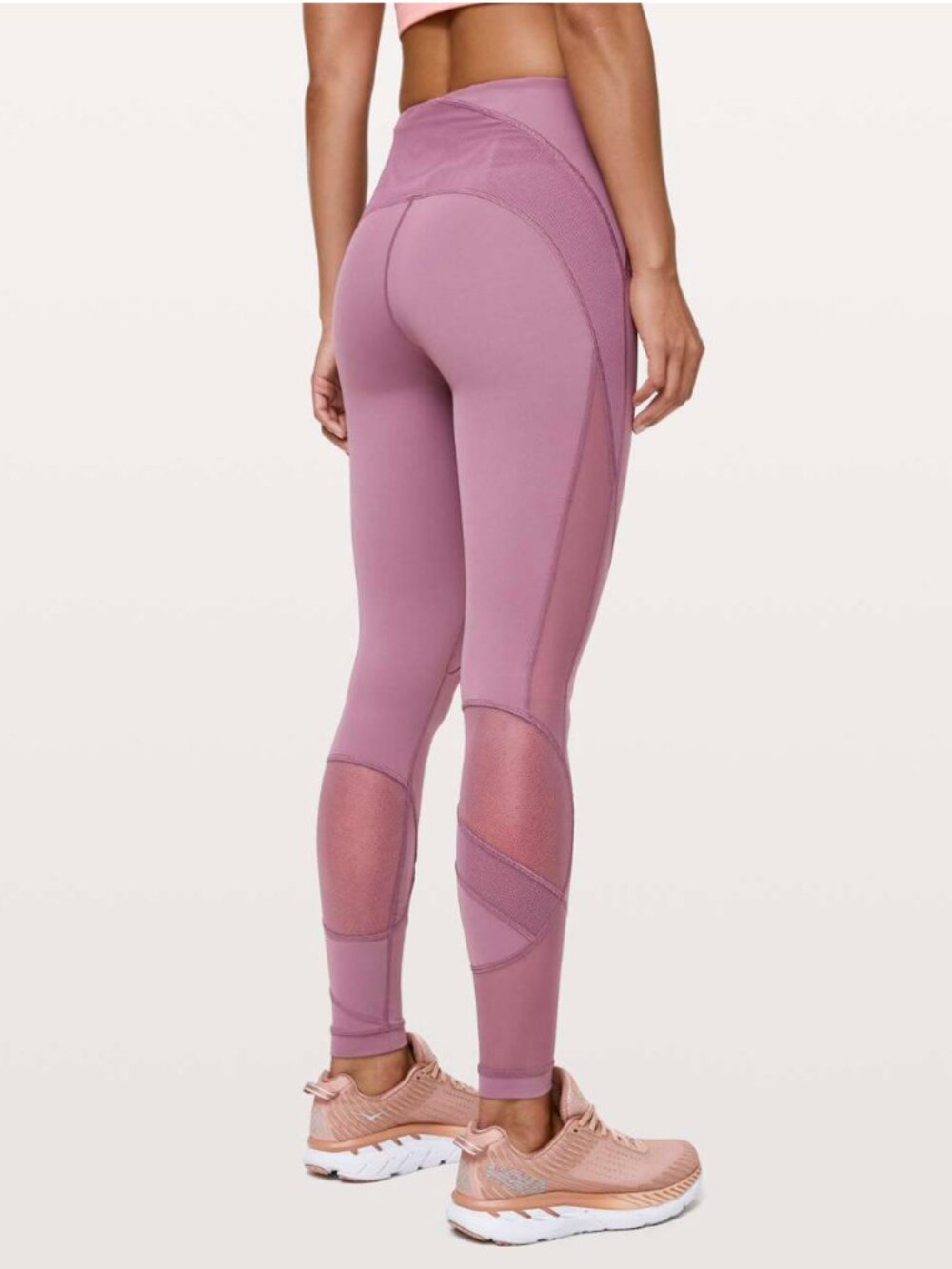 Lululemon Clear The Court High-Rise Tight in Figue Mauve Pink 4